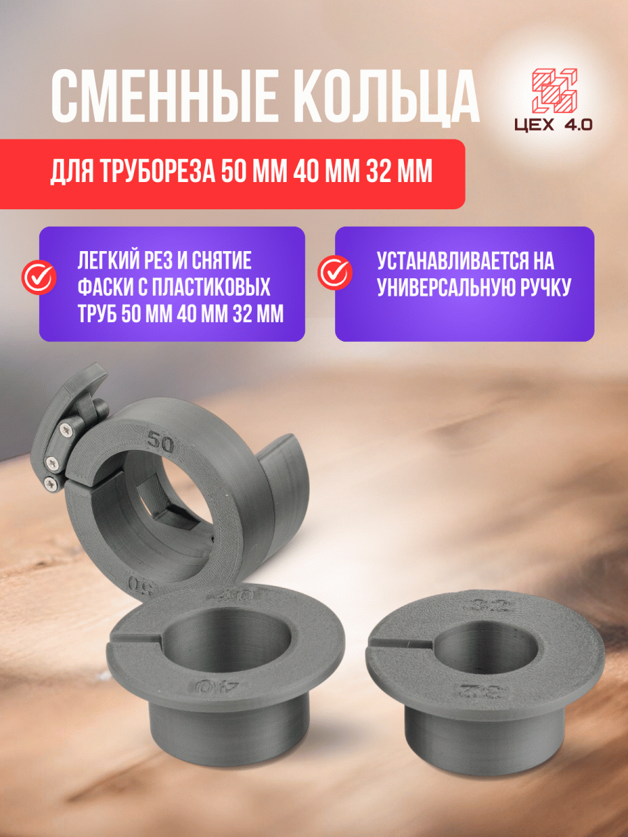 Сменные кольца для трубореза