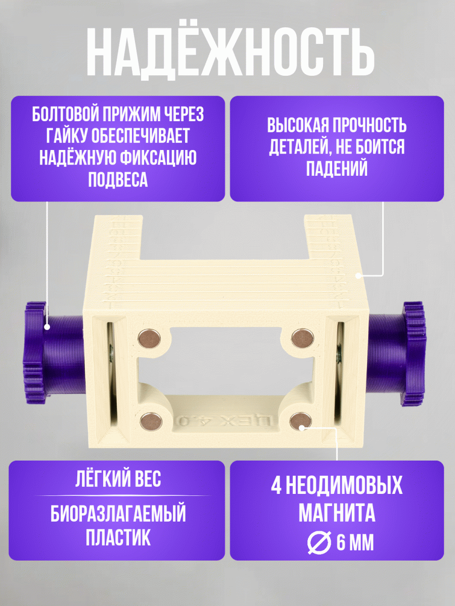 Держатель профиля гипсокартона
